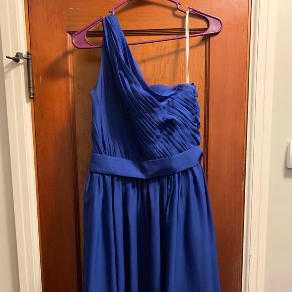 Royal Blue Bridesmaid Dress - Picture 3 of 6